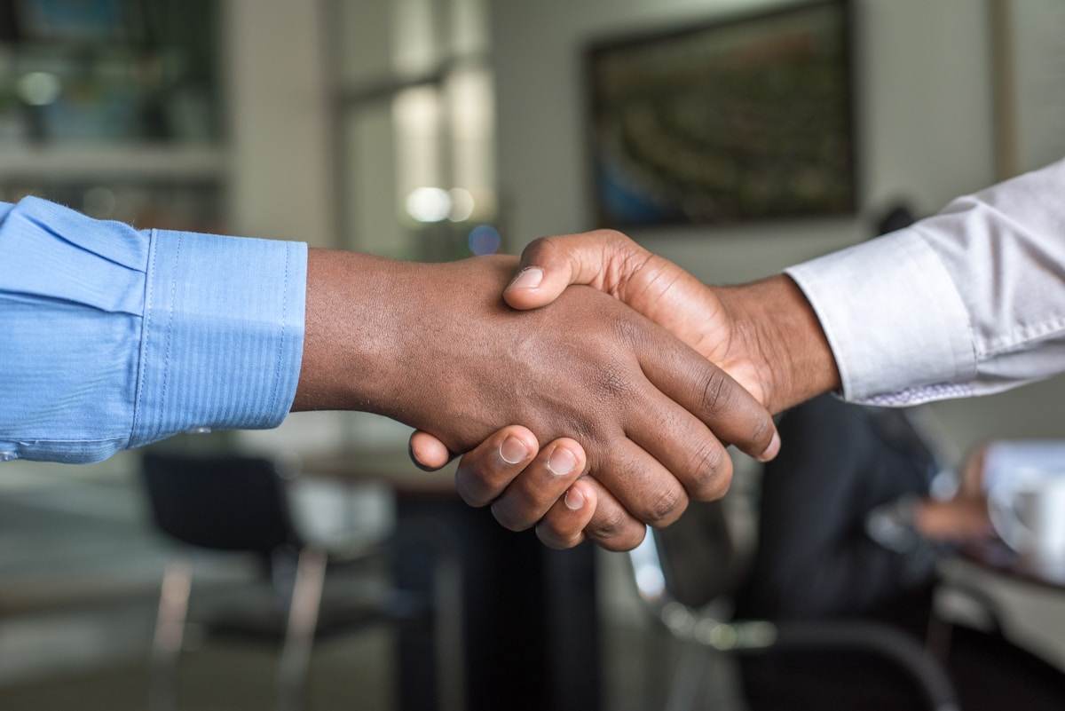 Professional business consultation meeting